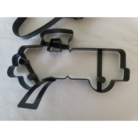 Pancake Ring Mold Lot 9 Holiday Truck Plane Cookie Heart Amaco Handles Non Stick - Picture 12 of 16